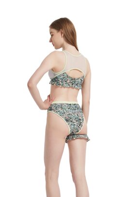 Hamade Activewear Short Jarretière Floral S