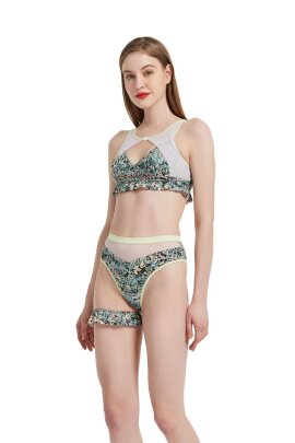 Hamade Activewear Haut Dance Floral M