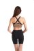 Hamade Activewear Sports Haut bretelles croisées Kaki L