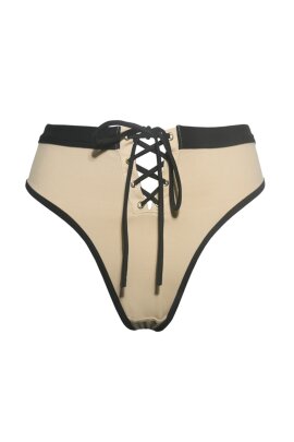 Hamade Activewear Minishort lacé Nude XS