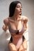 Hamade Activewear Haut décolleté Rose pastel XS