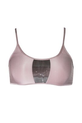 Hamade Activewear Haut décolleté Rose pastel L