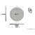 Suspension de plafond pour acrobatie aérienne Blanc