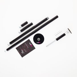 Lupit Pole Classic G2 avec système Quick-Lock 45 mm et revêtement thermolaqué noir 2,34 m - 3,33 m