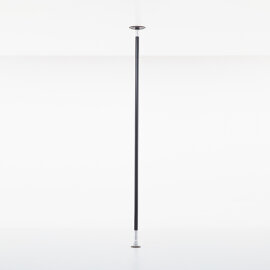 Lupit Pole Classic G2 avec système Quick-Lock 45 mm et revêtement thermolaqué noir 2,34 m - 3,33 m