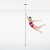 Lupit Pole Diamond G2 avec système Quick-Lock Acier inoxydable 42 mm 2,34 m - 3,33 m