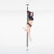 Lupit Pole Diamond G2 avec système Quick-Lock 45 mm et revêtement thermolaqué noir 2,34 m - 2,83 m