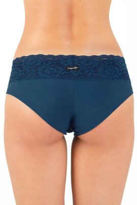 Dragonfly Short avec dentelle Mia Bleu pétrole L
