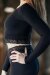 Dragonfly Crop top avec dentelle Pavi Noir XS-S