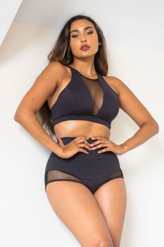 Lunalae Short taille haute Midnight Noir
