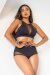 Lunalae Short taille haute Midnight Noir