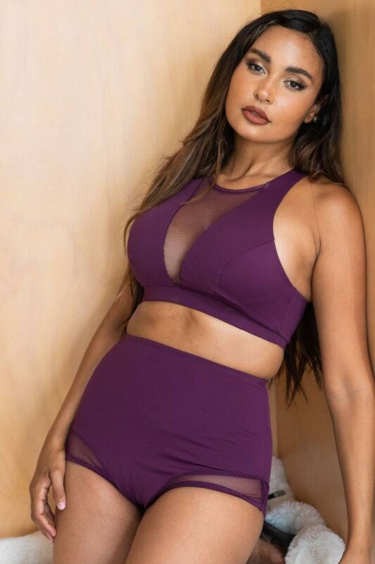 Lunalae Short taille haute Midnight Mûre