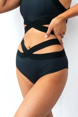 Lunalae Short taille basse Tara Noir XL
