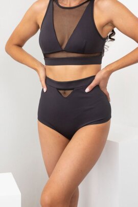 Lunalae Haut mailles Addison Noir S