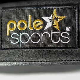 Tapis de pole dance PoleSports avec poignée de transport Ø 120 cm Noir