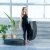 Tapis de pole dance PoleSports avec poignée de transport Ø 150 cm Noir 10 cm