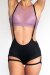 Lunalae Short jarretière Zena Noir XS