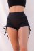 Lunalae Short taille haute Drawstring Noir M