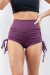 Lunalae Short taille haute Drawstring Mûre S