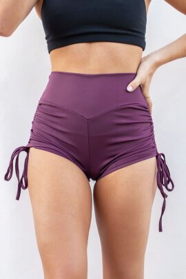 Lunalae Short taille haute Drawstring Mûre L