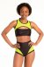 Polerina Haut Noir & Jaune XL