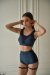 Oksawear Haut Sableria Gris-Bleu XS