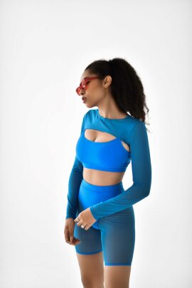 Oksawear Haut Sunday Bleu S