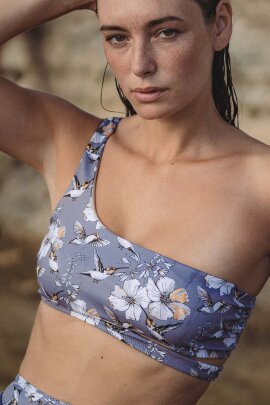 Pole Addict Haut One-Shoulder Kolibri S