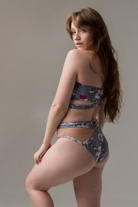 Pole Addict Haut One-Shoulder Kolibri XL