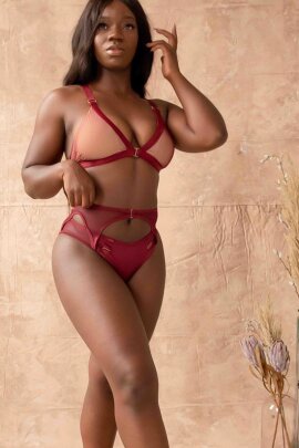 Tatiana Active Wear Haut Kaiz Bourgogne