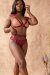 Tatiana Active Wear Haut Kaiz Bourgogne XL