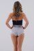 Juicee Peach Short réversible Gris argenté M