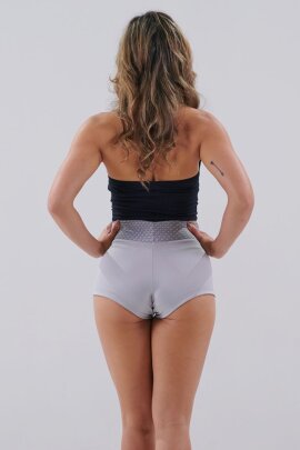 Juicee Peach Short réversible Gris argenté XL
