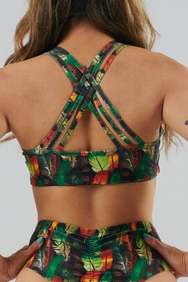 Juicee Peach Haut Anna Boho Feathers L