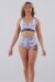 Juicee Peach Short brésilien taille haute Gris Camo