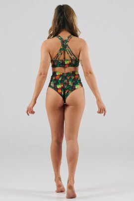 Juicee Peach Short brésilien taille haute Boho...