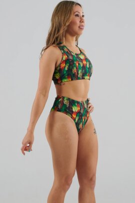 Juicee Peach Short brésilien Boho Feathers