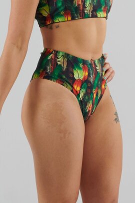 Juicee Peach Short brésilien Boho Feathers