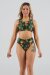 Juicee Peach Short brésilien Boho Feathers XL