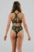 Juicee Peach Short brésilien Boho Feathers XL