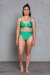 AMBR Designs Super Culotte échancrée taille haute Jade