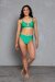 AMBR Designs Super Culotte échancrée taille haute Jade L