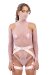 Naughty Thoughts Combinaison avec effet de transparence Rose S