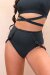 Lunalae Short taille haute Kehlani Noir XL