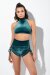 RAD Haut Eve Velours Vert