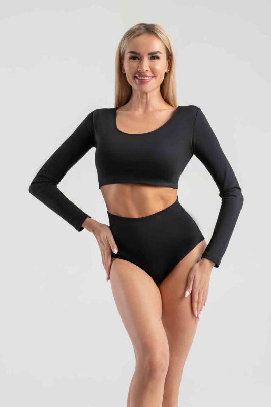 i-Style Haut près du corps Prosto Noir
