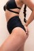 Lunalae Short taille haute Jemma Noir S