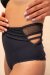 Lunalae Short taille haute Daisy Noir S