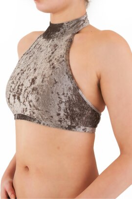 Dragonfly Haut velours Lisette Gris L