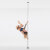 Lupit Pole PRO Barre de studio 2 pièces Chrome 45 mm